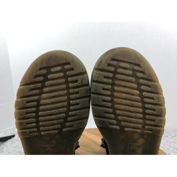 Dr. Martens 1460 J Black Leather Lace Up Casual Lifestyle Daily Boots Womens 5 - Picture 13 of 15